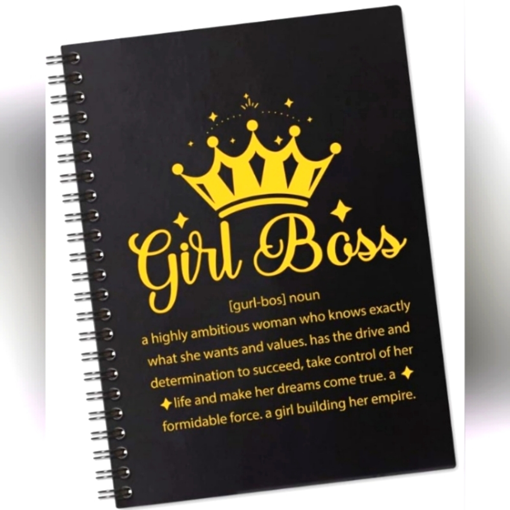 NWT GIRL BOSS DEFINITION HARDCOVER NOTEBOOKS!